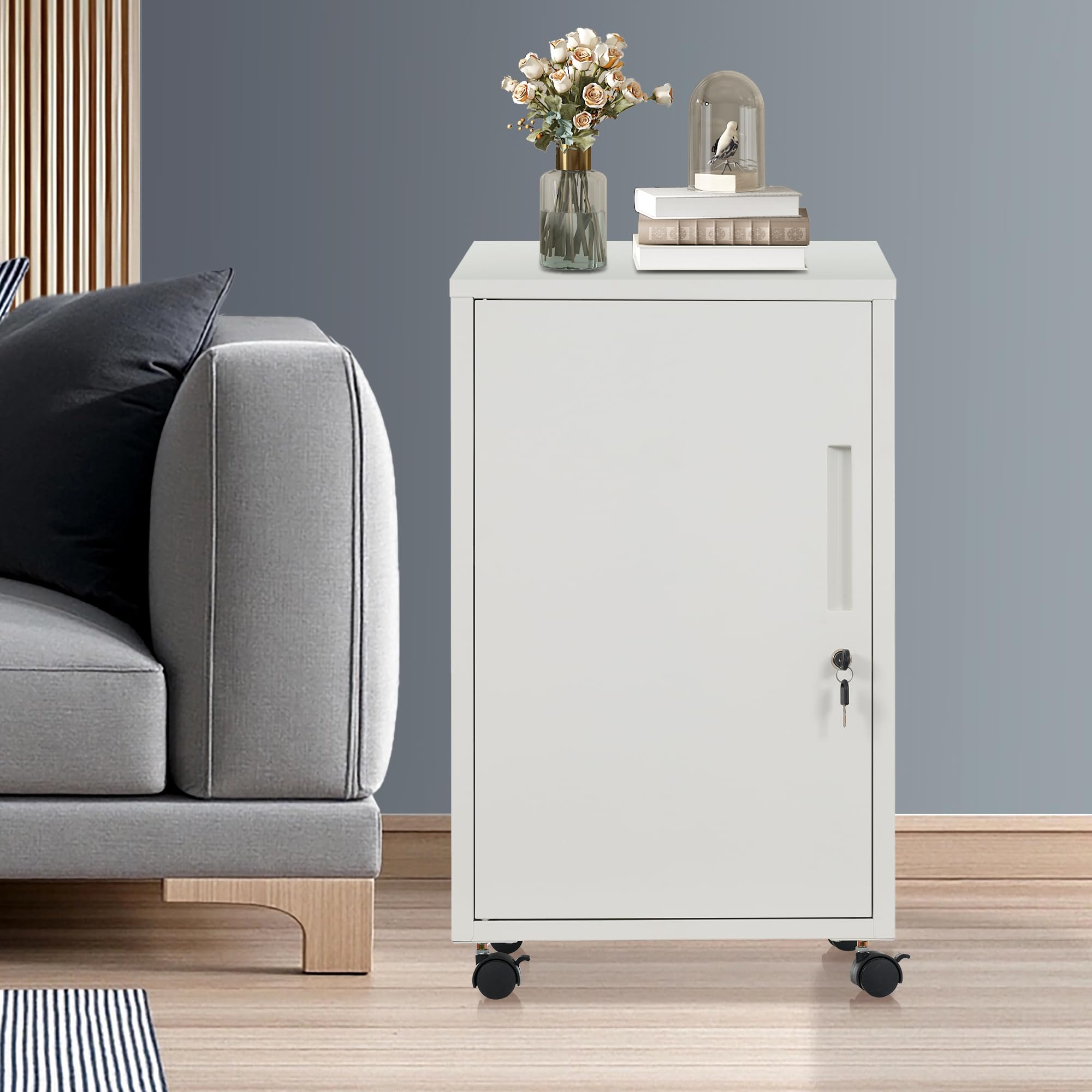 デスクワゴン サイドワゴン オフィスワゴン 完成品 キャビネット 書庫 Amazon | OSJ デスクワゴン サイドワゴン オフィス キャスター付き